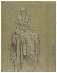 Studie für Einsamkeit, um 1890